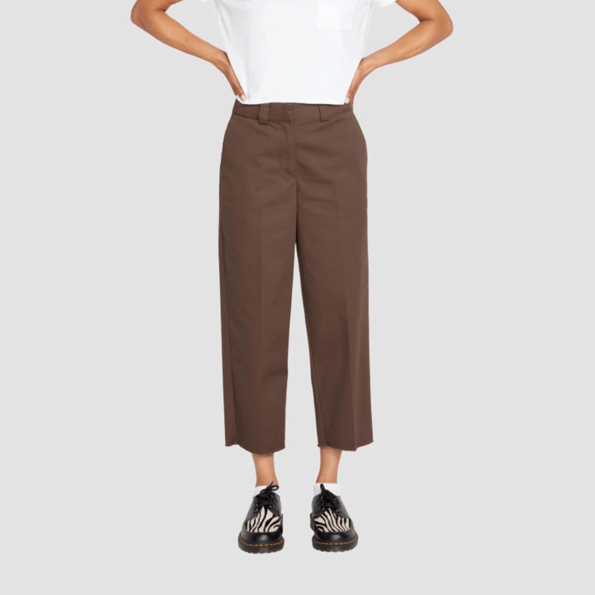 Volcom Whawhat Chino Pants Espresso - Womens
