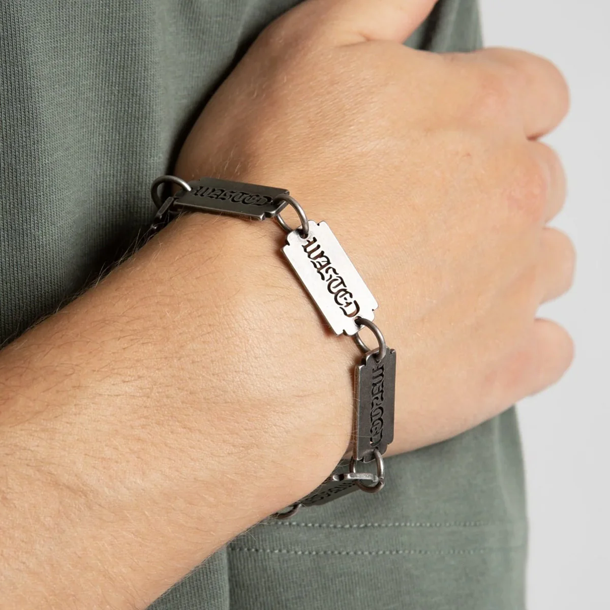Wasted Paris Sharp Bracelet Silver (Stainless Steel) - Image 2