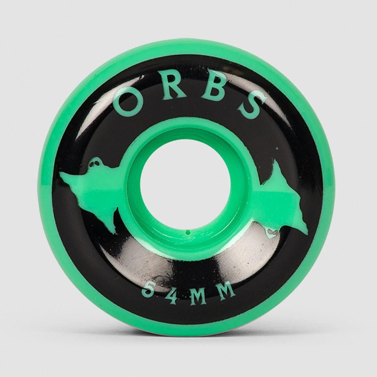 Welcome Orbs Specters Solids 99A Skateboard Wheels Mint/Black 54mm - Image 2