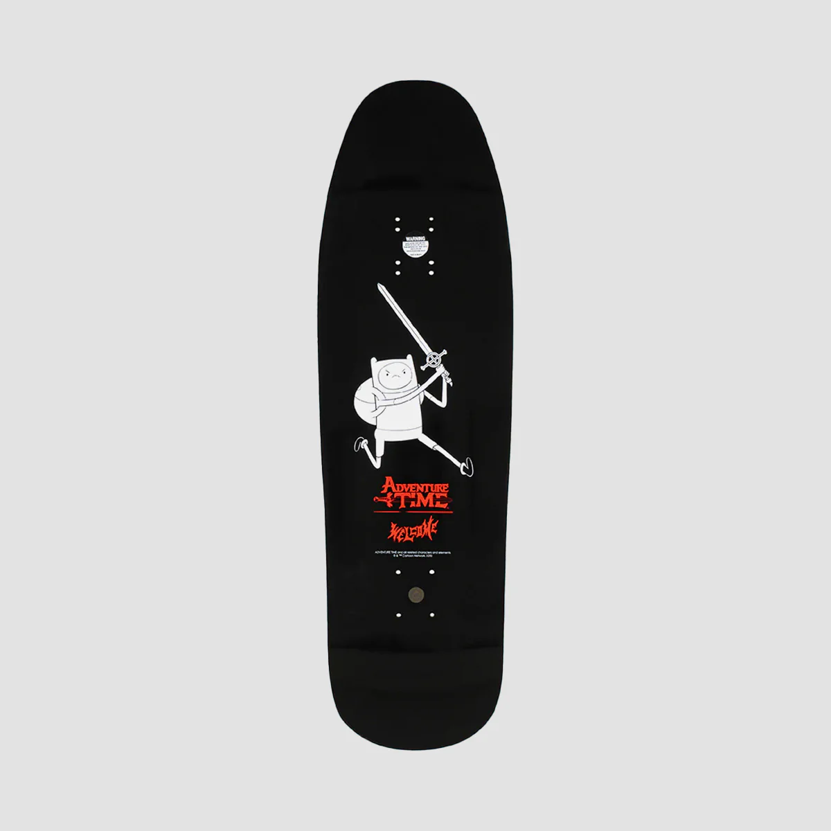 Welcome X Adventure Time Finn on Gaia Skateboard Deck Red - 9.6" - Image 2