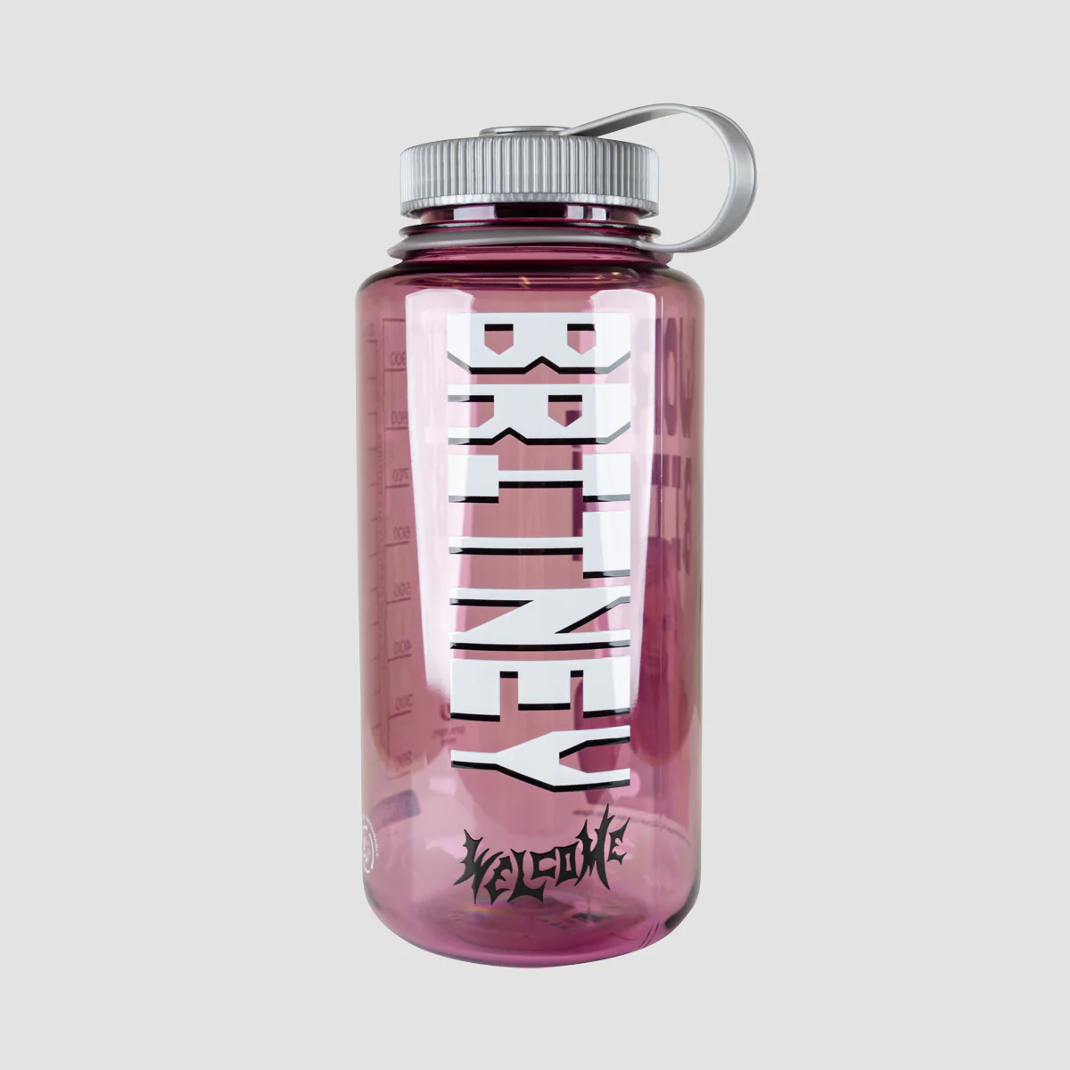 Welcome X Britney Sprears Work Bitch Nalgene Bottle Pink - Image 2