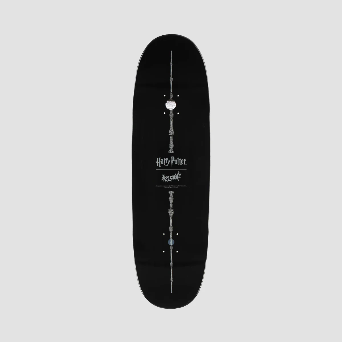 Welcome X Harry Potter Finale on Boline 2.0 Skateboard Deck Black Dip - 9.5" - Image 2