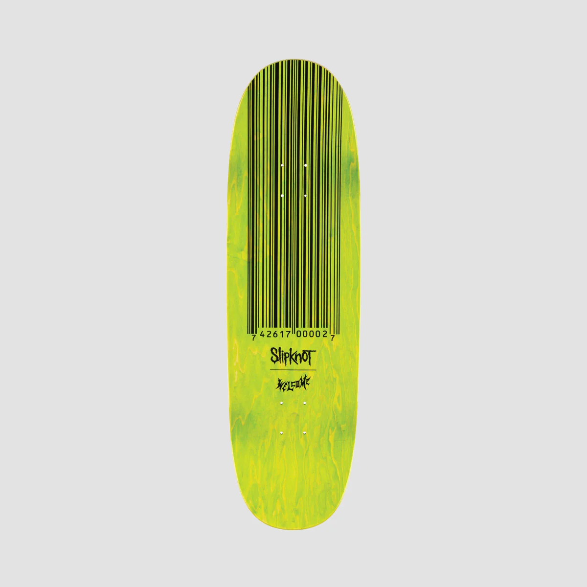 Welcome X Slipknot Oval Logo On Boline 2.0 Black/Green Stain - 9.5" - Image 2