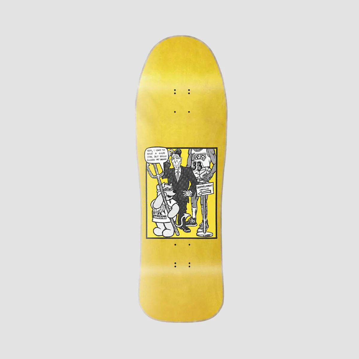 World Industries Steve Rocco III Skateboard Deck Yellow - 9.75" - Image 2