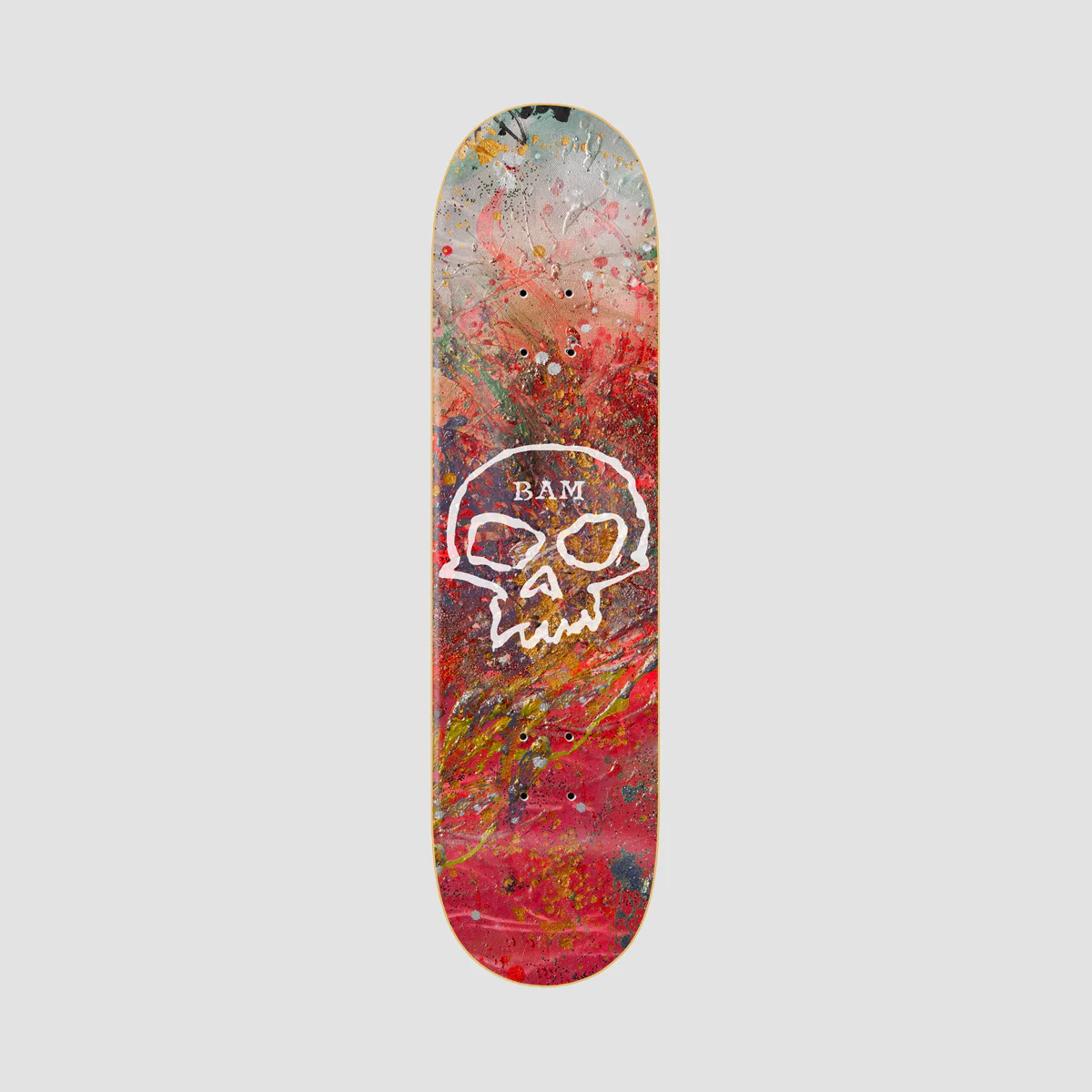 Zero X Bam Margera Single Skull Skateboard Deck - 8.5"
